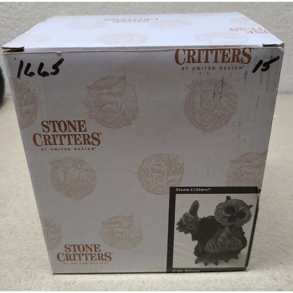 United DESIGN- Stone Critters - Owl Lawyer SC-1665 New - RARE! - Picture 1 of 8
